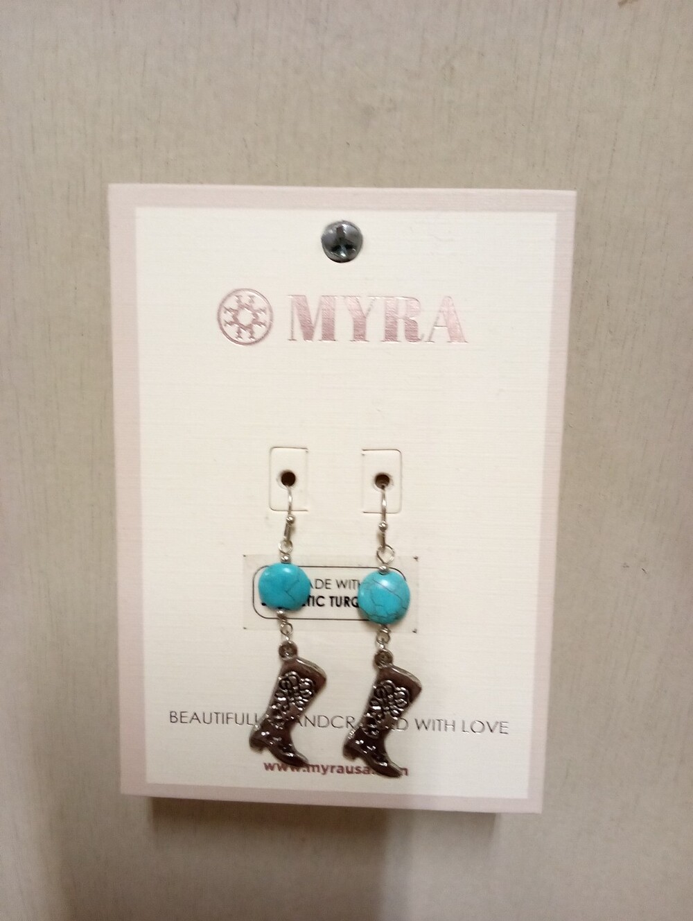 Myra Cowboy Boot Earrings